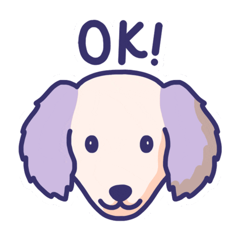 dog ok Sticker by Puppr