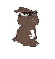 Run Bunny Sticker
