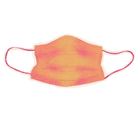 MichelleGuzmanO mask covid quarantine maskup Sticker
