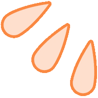 Orange Frame Sticker