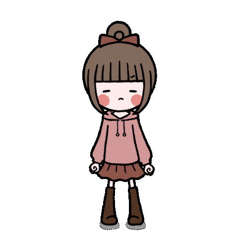 Girl 怒る Sticker by おちょう