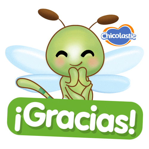 Chicolastic giphyupload cartoon kids thanks Sticker