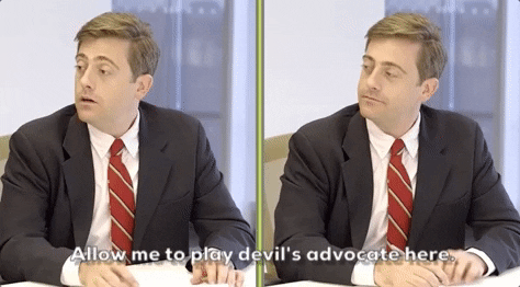 devils advocate meeting GIF by Fast Company