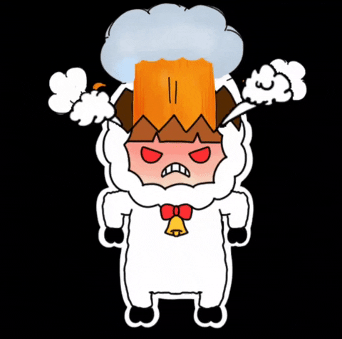 magicalalpaca giphyattribution angry anger volcano GIF