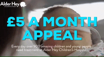 Childrens Hospital Charity GIF by Alder Hey