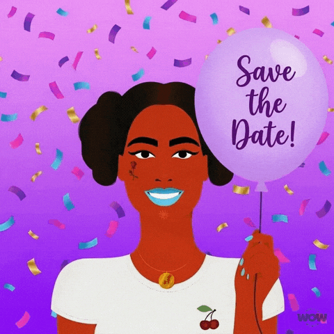 Save The Date Wow GIF by World Of Women