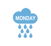 Monday Rain Sticker
