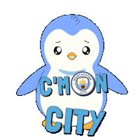 Manchester City Football Sticker by Pudgy Penguins