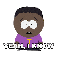 I Know Sticker by South Park