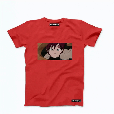 priyanshuback46 giphygifmaker cotton t-shirt anime t-shirt gaara t-shirt GIF