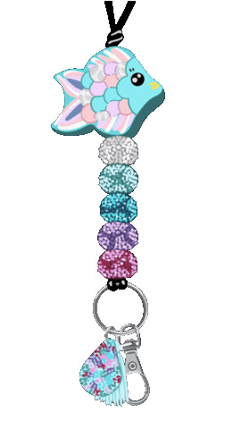 misstteachables giphyupload teacher polymer clay lanyard Sticker