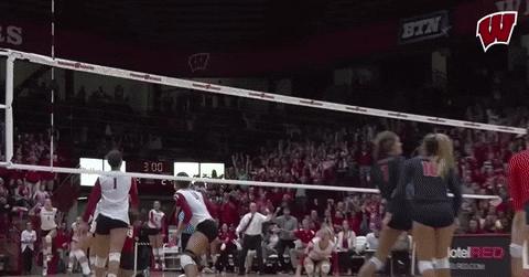 Happy Pumped Up GIF by Wisconsin Badgers