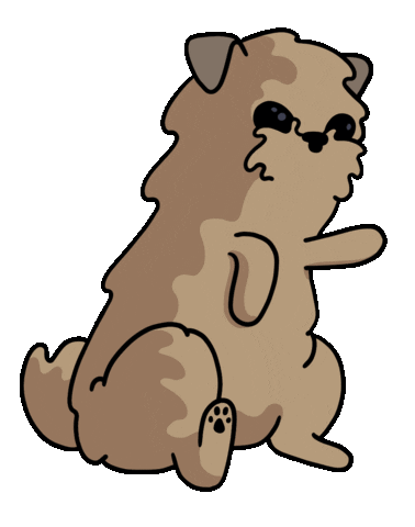 Dog Hello Sticker