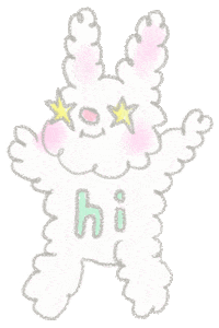 mushymaggots bunny rabbit 可愛 うさぎ Sticker