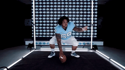 North Carolina Football GIF by UNC Tar Heels