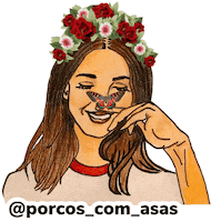 Girl Peace Sticker