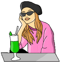 Girl 90S Sticker