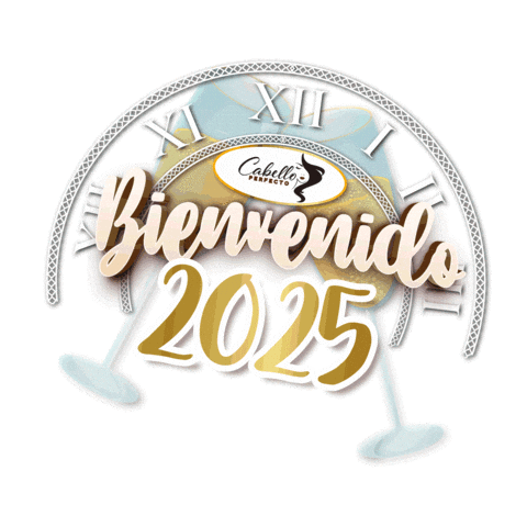 Newyears Sticker by Cabello Perfecto