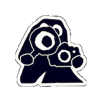 seoulkfem camera tree magnifying glass 카메라 Sticker