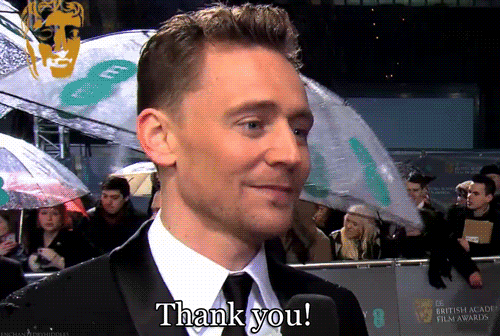 tom hiddleston thank you GIF