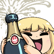 Happy Party Sticker by Jin