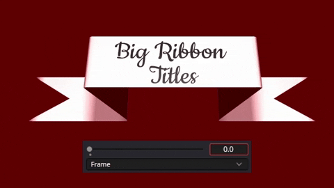 Ribbon Davinci Resolve GIF by MeinVideoStudio.de