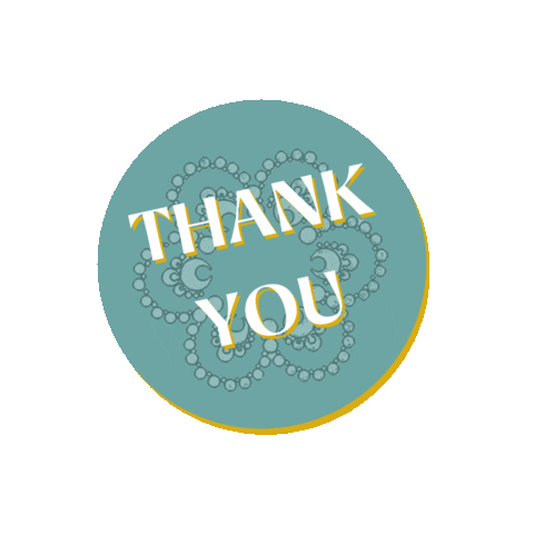 Thanks Dots Sticker by Julia from DotsDesign