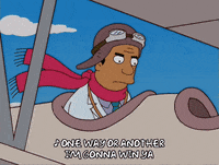 bart simpson running GIF