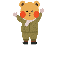 illregalo snow winter sweet bear Sticker