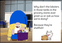 Gnome Grocery Shopping GIF
