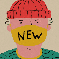 Happy New Year Mask GIF by INTO ACTION