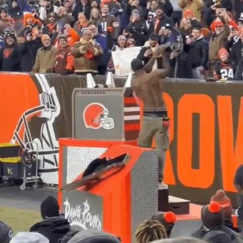 Shirtless JR Smith Smashes Guitar for Browns