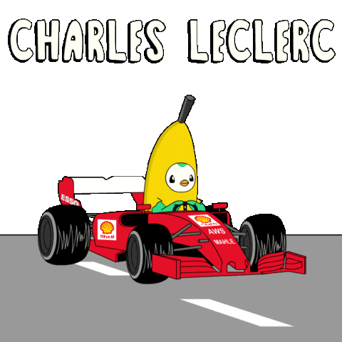 Charles Leclerc Penguin Sticker by Abster
