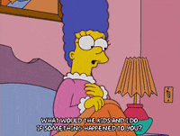 scared marge simpson GIF