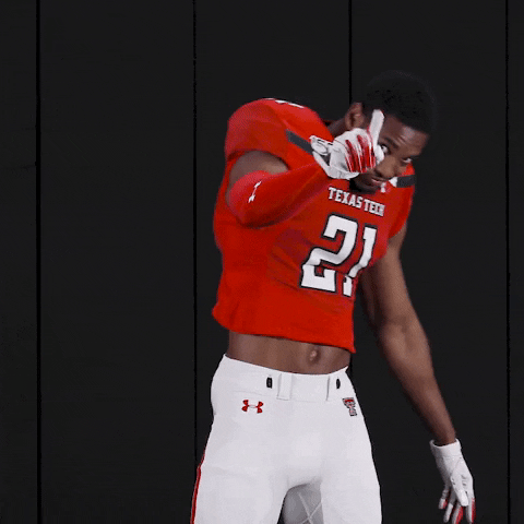 Texas Tech Red Raiders Football Reaction Pack GIF by Texas Tech Football