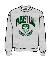 parastlaw atlanta hoodie sweatshirt collegiate Sticker