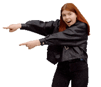 Woman Click Here Sticker by Jovi Nuoret