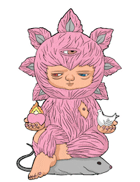 Art Toy Alex Face Sticker by Mighty Jaxx