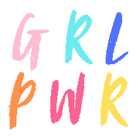 CoconutLane love pink girls girl power Sticker