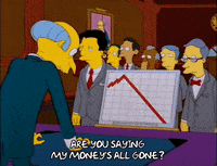 Shocked Season 8 GIF by The Simpsons