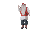 Santa Claus Christmas Sticker by The Elves!