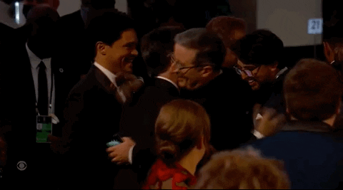 Stephen Colbert Hugs GIF by Emmys