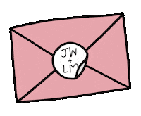 twotabbies sticker wedding envelope invitation Sticker