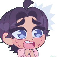 Shock Crying Sticker