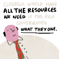 Tax The Rich Care System Sticker by INTO ACTION