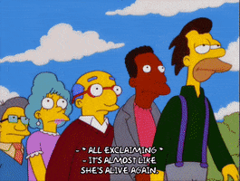 homer simpson statue GIF