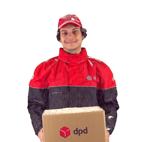 Christmas Snow Sticker by DPD France