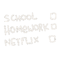 Netflix Studying Sticker by Demic