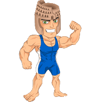 fijlkam_official lotta wrestlerome fijlkam Sticker