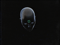 ugo glitch vhs head ugo GIF